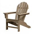 Sedia Adirondack 80 x 95 x 98 cm in plastica marrone per esterno - stile classico con braccioli